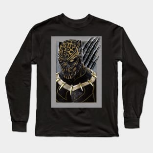 Killmonger - Golden Jaguar - Inktober 2020 Long Sleeve T-Shirt